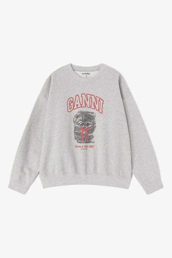 Grey Kitty Sweatshirt Grey Kitty Sweatshirt