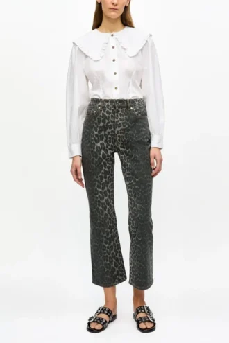 Grey Leopard Betzy Jeans