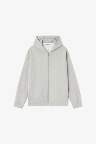 Grey Teddy Zip Hoodie