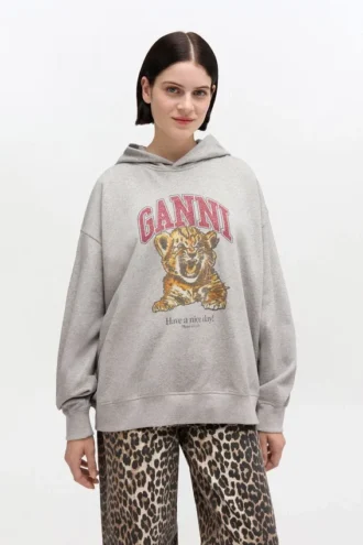 Grey Tiger Hoodie