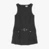 Grey Wool Mini Dress