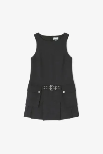 grey wool mini dress 1 1 330x495 - Grey Wool Mini Dress
