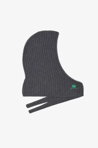 Grey Wool Mix Balaclava