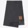 Grey Wool Scarf