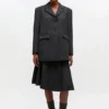 Grey Wool Suiting Blazer Grey Wool Suiting Blazer