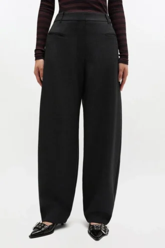 Grey Wool Suiting Pants