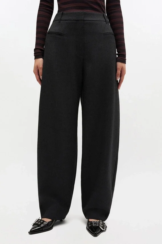 Grey Wool Suiting Pants Grey Wool Suiting Pants