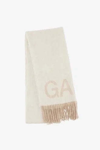 Ivory Fringed Scarf