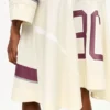 Ivory GANNI League Oversized Mini Dress