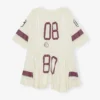 Ivory GANNI League Oversized Mini Dress
