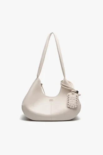 Ivory Medium Hobo Bag
