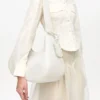 Ivory Medium Hobo Bag