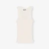 Ivory Ribbed Tank Top