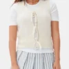 Ivory Tie String Vest