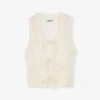 Ivory Tie String Vest