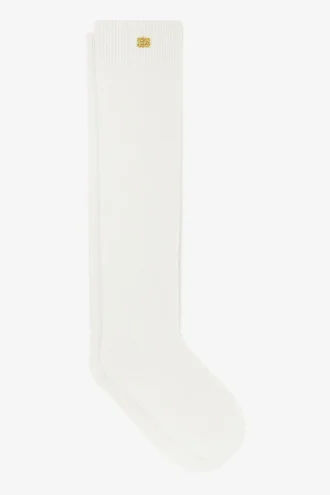 Ivory Wool Mix Socks