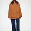 Jacket in Brown Twill