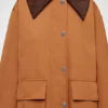 Jacket in Brown Twill