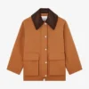 Jacket in Brown Twill