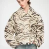 Jacket in Laminated Zebra Jacket in Laminated Zebra
