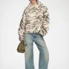 Jacket in Laminated Zebra Jacket in Laminated Zebra
