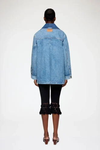Jacket in Patchwork Denim