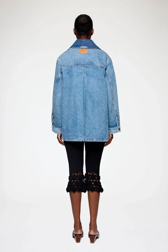 Jacket in Patchwork Denim Jacket in Patchwork Denim