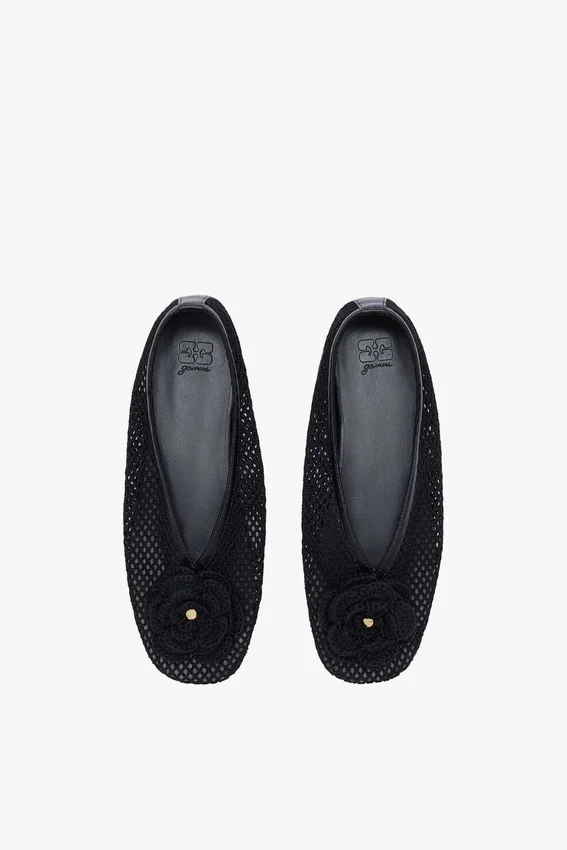 Jenny Ballerina in Black Mesh Jenny Ballerina in Black Mesh