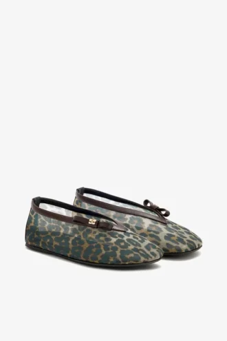 Jenny Ballerina in Leopard Mesh