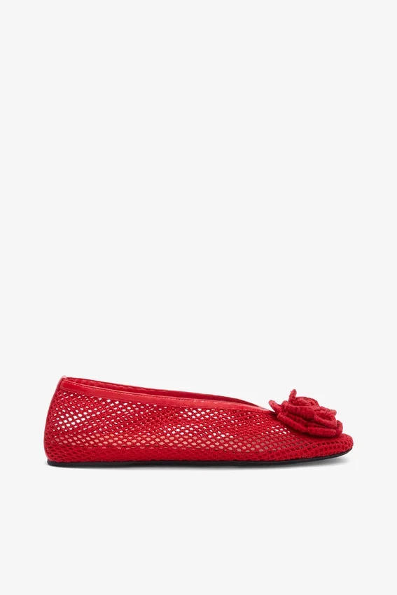 Jenny Ballerina in Red Mesh Jenny Ballerina in Red Mesh