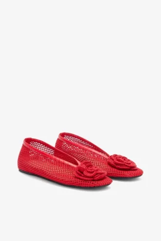 Jenny Ballerina in Red Mesh