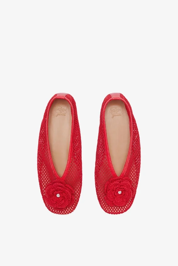 Jenny Ballerina in Red Mesh Jenny Ballerina in Red Mesh