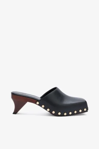 June Sabot Mule in Black