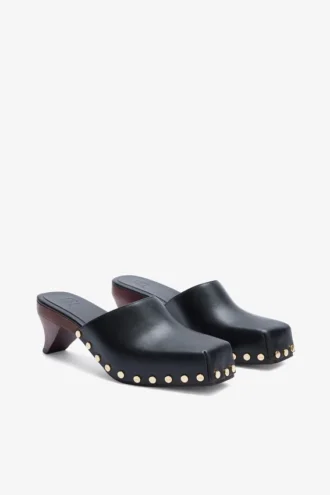 June Sabot Mule in Black