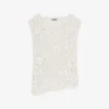 Knit Top in Cotton Crochet