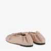 Lace-Up Ballerinas in Beige Lace-Up Ballerinas in Beige