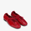 Lace-Up Ballerinas in Red Lace-Up Ballerinas in Red