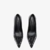 Lace Up Butterfly High Pump in Black Lace Up Butterfly High Pump in Black