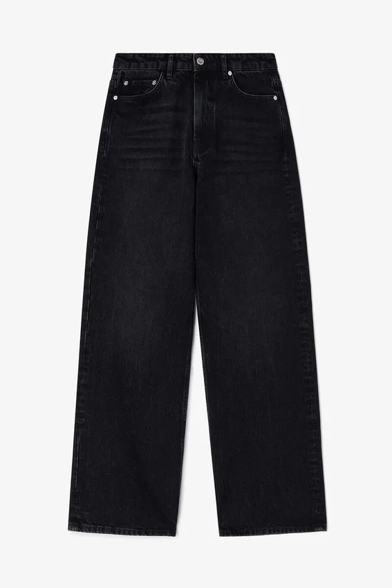 Lari Jeans in Black Rigid Denim Lari Jeans in Black Rigid Denim