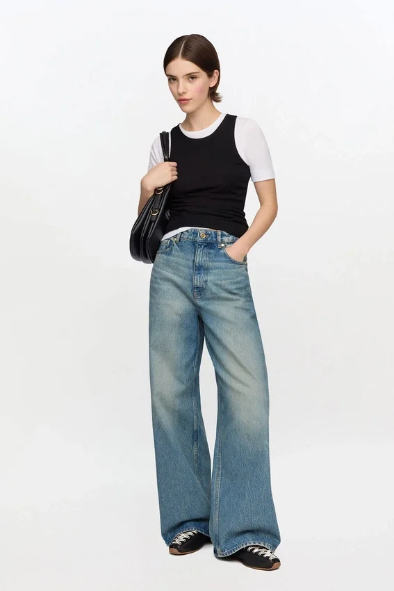 Lari Jeans in Tint Rigid Denim Lari Jeans in Tint Rigid Denim