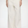 Lari Straight Jeans in White Denim Lari Straight Jeans in White Denim