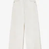 Lari Straight Jeans in White Denim Lari Straight Jeans in White Denim