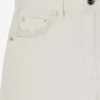 Shorts in White Denim