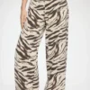 Lari Wide Jeans in Zebra Denim Lari Wide Jeans in Zebra Denim