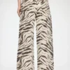 Lari Wide Jeans in Zebra Denim Lari Wide Jeans in Zebra Denim