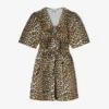 Leopard Cotton Mini Dress Leopard Cotton Mini Dress