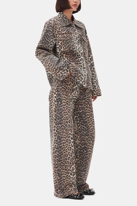 Leopard Denim Jacket Leopard Denim Jacket