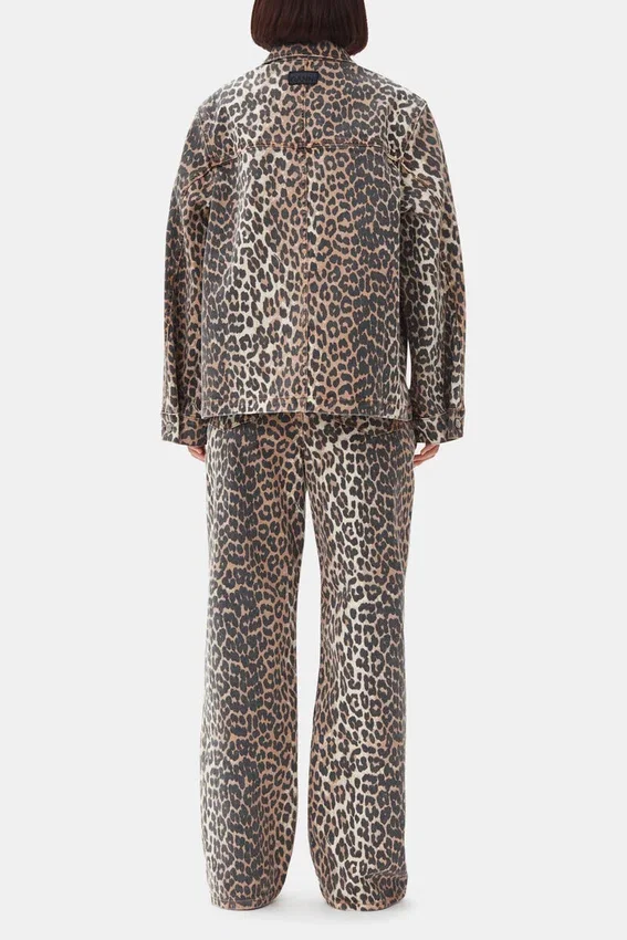Leopard Denim Jacket Leopard Denim Jacket