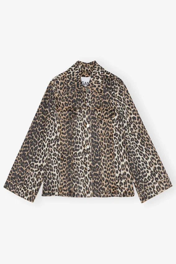 Leopard Denim Jacket Leopard Denim Jacket