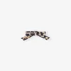 Leopard Eyelet Bow Barrette